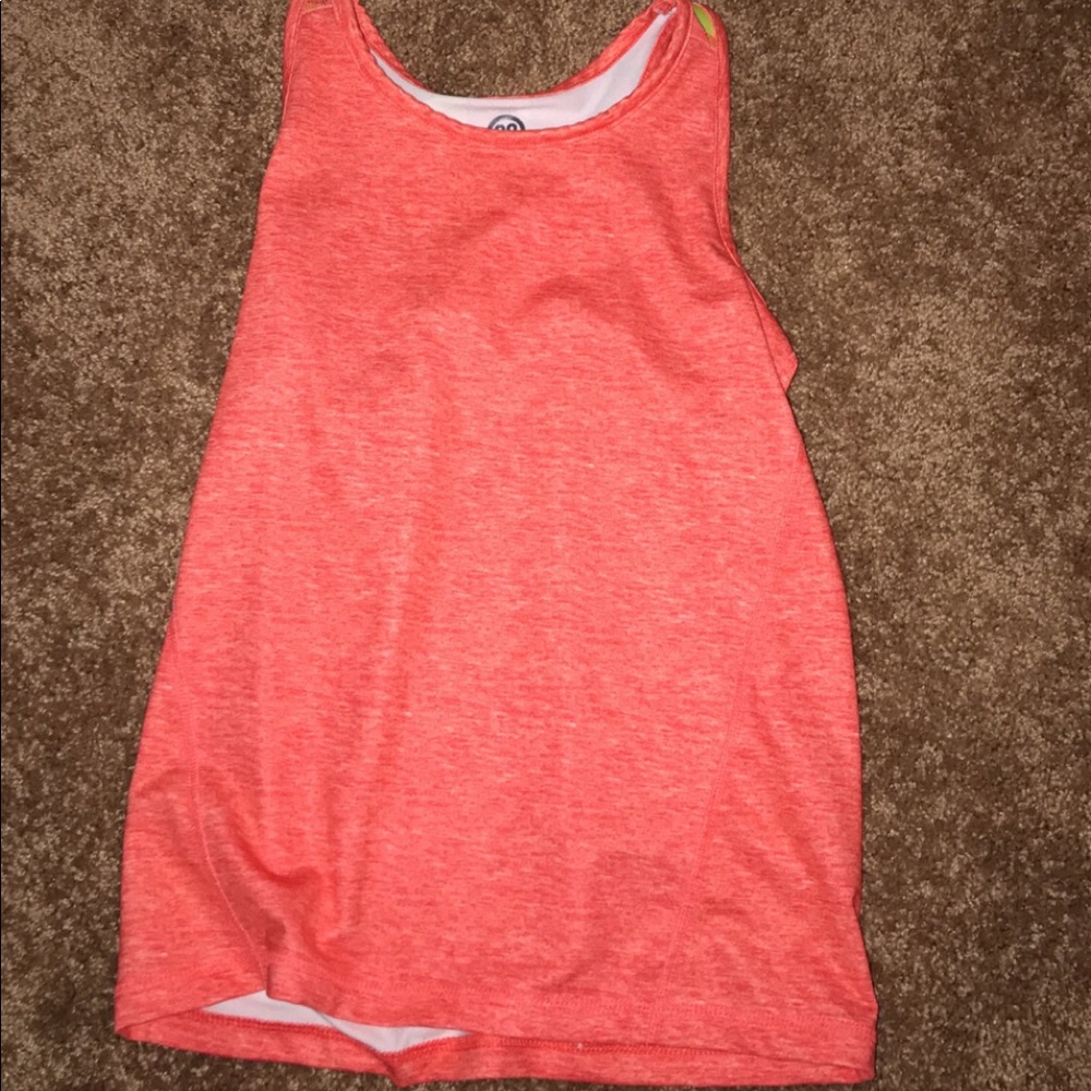 Patterned abstract active wear tank top